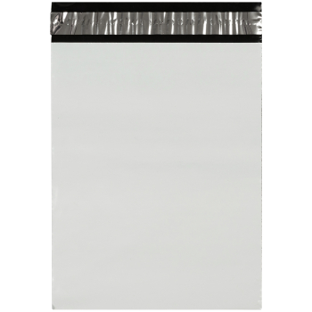 Курьер-пакет белый без печати, без кармана, 165*240+40 мм, 50 мкм, 50 шт.