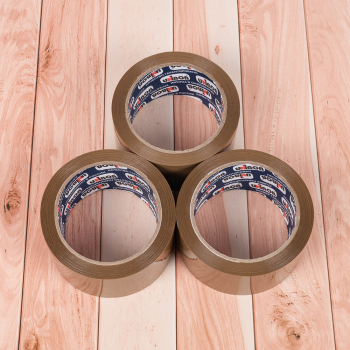 Клейкая лента коричневая Unibob®, 48мм*66м*45мкм