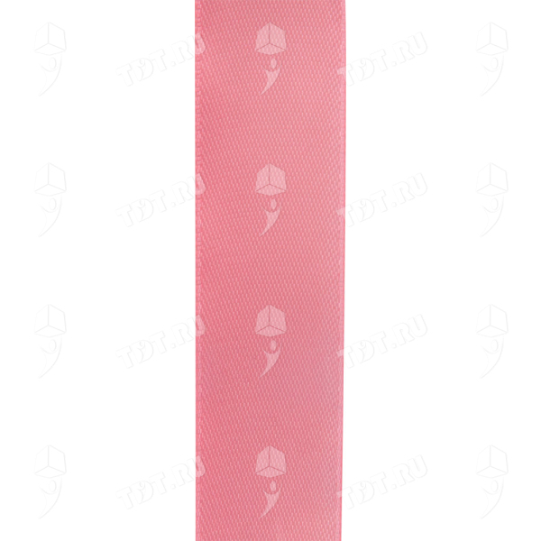 Атласная лента, розовая, 25мм*25м