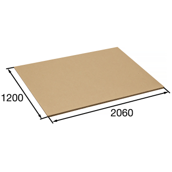 Лист гофрокартона П32, 1200*2060 мм