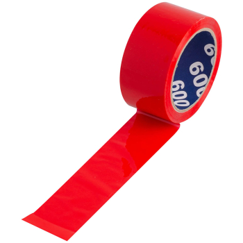 Клейкая лента красная Unibob®, 48мм*66м*45мкм