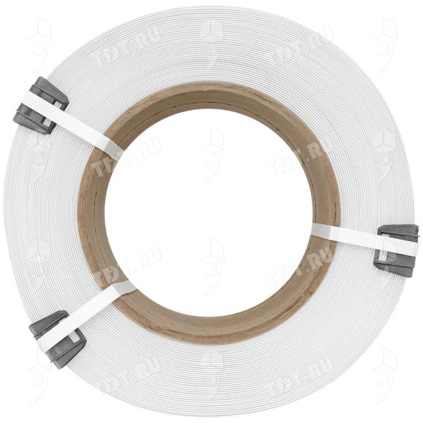 Стреппинг лента полипропиленовая (ПП), 12мм*0.5мм*2000м, белая