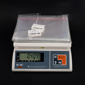 Прозрачный БОПП пакет с клеевым клапаном, 36*23 см, 100 шт.