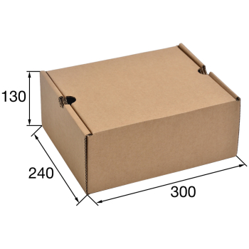 Бурая коробка для обуви №75, 300*240*130 мм Бурая коробка для обуви №75, 300*240*130 мм