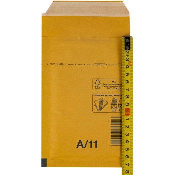 Бурый крафт пакет с прослойкой, 12*17 см, A-11-G (А/000)