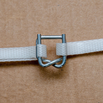 Проволочная оцинкованная пряжка для лент ПЭТ и ПП 16 мм, 1000 шт./уп.