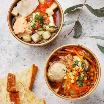 Супница с бумажной крышкой, крафт, 1000 мл, 25 шт. Супница с бумажной крышкой, крафт, 1000 мл, 25 шт.