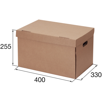 Короб №82/1 (архивный) с крышкой, 400*330*255 мм