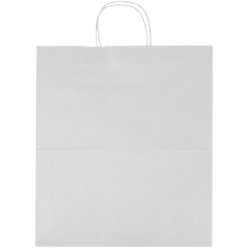 Белый пакет с крученой ручкой, 80 г/м², 35*15*45 см