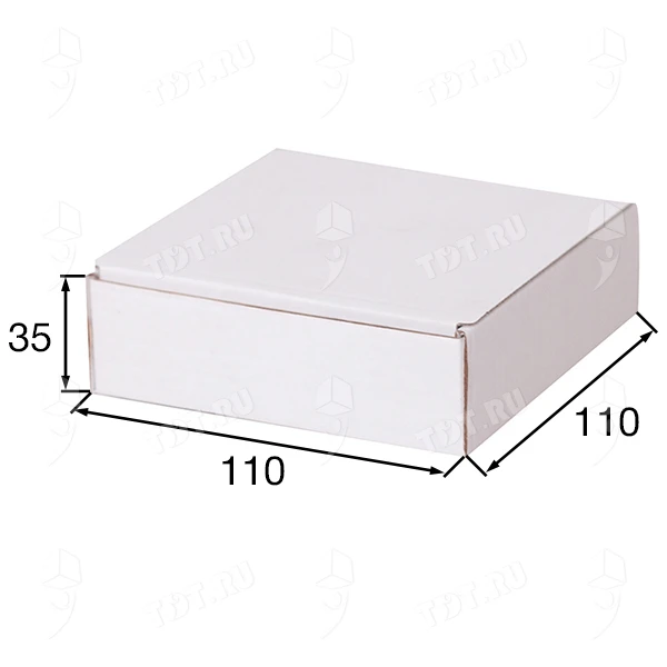 Короб КС-403 МГФ, белый, 110*110*35 мм
