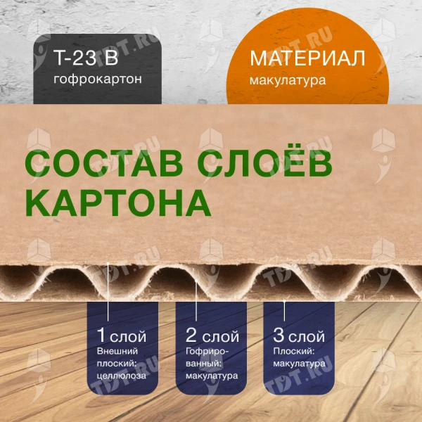 Самосборный короб №125, 120*60*25 мм, Т-23 В