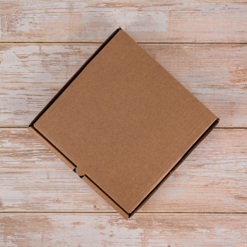 Коробка для пиццы, бурая, 210*210*35 мм Коробка для пиццы, бурая, 210*210*35 мм