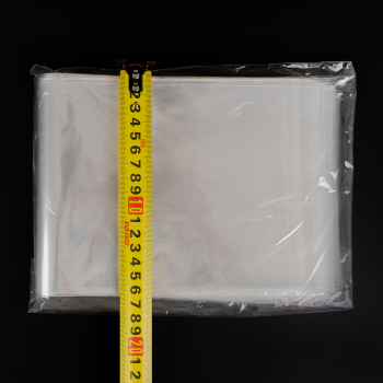 Прозрачный БОПП пакет с клеевым клапаном, 38*15 см, 100 шт.