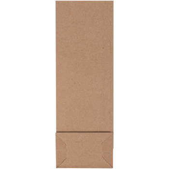 Крафт пакет без ручек, 70 г/м², 12*8*33 см