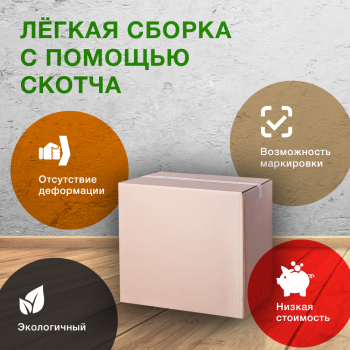 Картонный короб Деловые Линии тип «D1», 200*150*200 мм, Т-23 В Картонный короб Деловые Линии тип «D1», 200*150*200 мм, Т-23 В