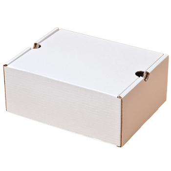 Беленая коробка для обуви №77, 300*240*130 мм