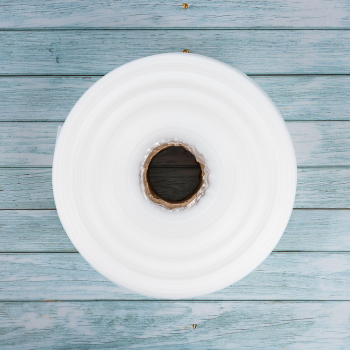 Рукав ПВД прозрачный, 11 см, 80 мкм, 615 м, 10 кг