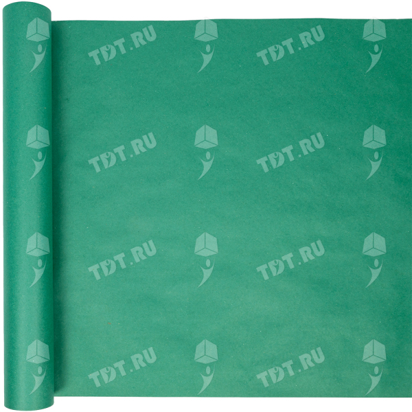 Рулон цветной оберточной бумаги, зеленый, 40*0.84 м