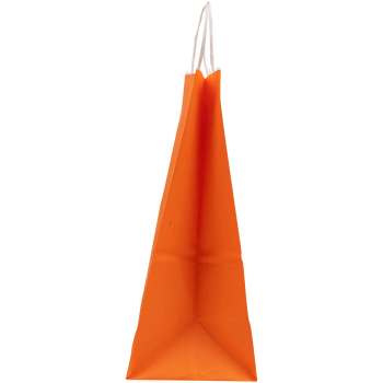 Крафт пакет с крученой ручкой «Оранжевый», 80 г/м², 25*11*32 см Крафт пакет с крученой ручкой «Оранжевый», 80 г/м², 25*11*32 см