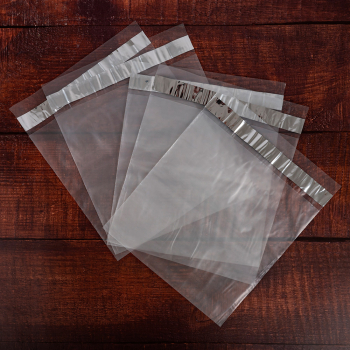 Курьер-пакет прозрачный, без кармана, 300*400+40 мм, 50 мкм, 50 шт.