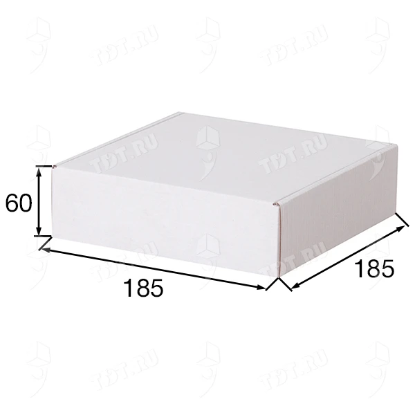 Короб КС-426 МГФ, белый, 185*185*60 мм